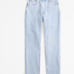 Abercrombie & Fitch The Mom High-Rise Jeans Light Wash
